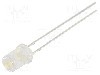 Dioda LED, 5mm, alb cald, 1120...1560mcd, 20mA, 2,9...3,4V DC, OPTOSUPPLY - OSM5DK53C1A