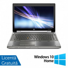 Laptop Hp EliteBook 8560w, Intel Core i7-2630QM 2.00GHz, 8GB DDR3, 500GB SATA, Full HD, NVIDIA Quadro Q1000M, DVD-RW, Webcam, 15.6 Inch + Windows 10 H foto