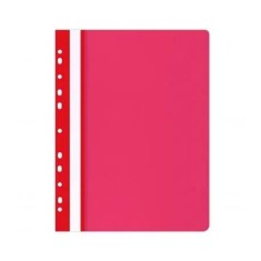 Dosar A4 Noki plastic cu sina si multiperforatii 25/set Dosar A4 Noki rosu plastic cu sina si multiperforatii 25/set