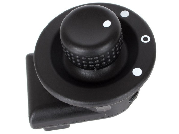 Comutator buton reglaj oglinzi electrice fara functia de pliere (rabatare electric) compatibil cu Renault MASTER 3 Box (FV), modele produse din 2010