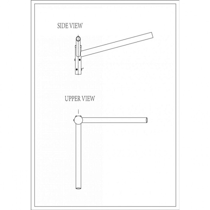 Brat Dublu Drept 90&deg; 0.5M