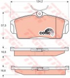 Set placute frana,frana disc NISSAN PRIMERA Hatchback (P11) (1996 - 2002) TRW GDB3168