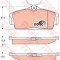 Set placute frana,frana disc NISSAN PRIMERA Break (WP11) (1996 - 2002) TRW GDB3168