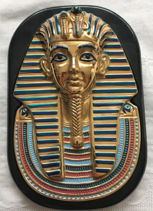 Decorațiune - Ardleigh Elliott - Masca lui Tutankhamon - aur 24K