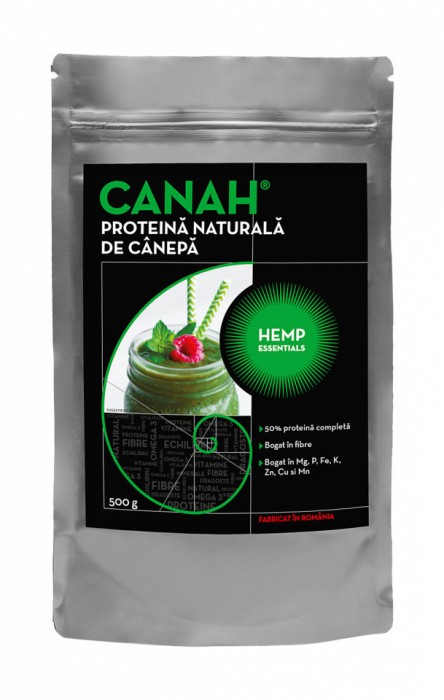 PUDRA PROTEICA DE CANEPA 500gr CANAH