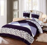 Cumpara ieftin Lenjerie Pat Cocolino Vellum Co037, Microfibra Plusata, 3 Piese, , Lila