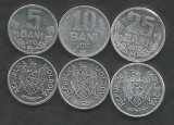 MOLDOVA SET / LOT ( 3 buc ) : 5 BANI + 10 BANI + 25 BANI 2010 , XF ++ / a UNC, Europa, Aluminiu