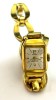 Ceas de dama vintage aurit Anker shockproof mecanic 17 rubis, Analog, Elegant, Otel