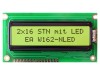 Afișaj LCD Alfanumeric 16x2 Galben-Verde LED