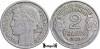 1949, 2 Francs - A Patra Republică Franceză - Franta, Europa