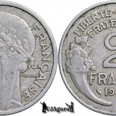 1949, 2 Francs - A Patra Republică Franceză - Franta