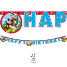 Banner litere Happy Birthday Mickey Mouse 2 metri
