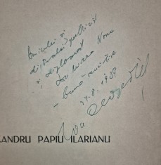 Carte veche Istorie 1939 Autograf Ion Clopotel Al Papiu Ilarianu