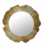 Oglinda Yamir, Bizzotto, &Oslash; 72 cm, aluminiu/sticla, auriu