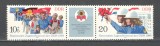 D.D.R.1984 Festivalul national al tineretului-streif SD.512, Nestampilat