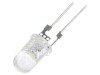 LED 5mm Alb Rece 50000-60000 mcd 40&deg; Convex - Lumină Strălucitoare pentru Proiecte DIY, Optosupply