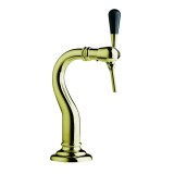 Coloana dozator bere - Model G&acirc;t de lebădă baby, 1 linie, alamă