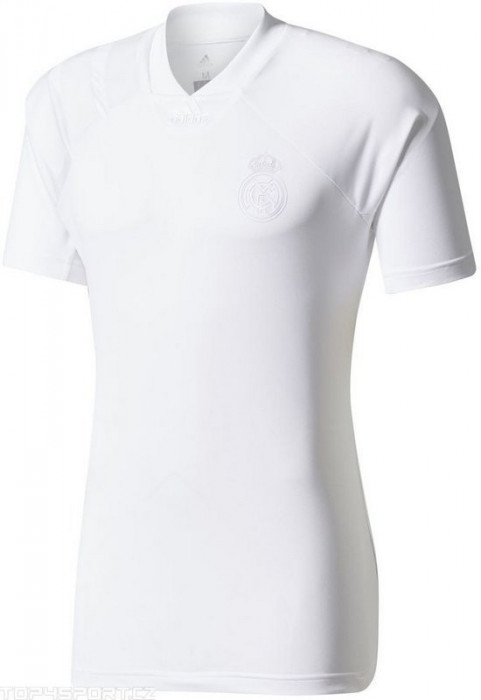 Real Madrid tricou de antrenament pentru bărbați white Li - XL