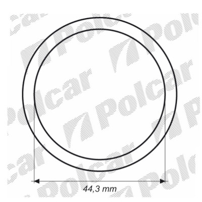 Garnitura termostat oring, 44.2x5.7mm, pentru Opel Kft Auto foto