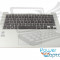 Tastatura Laptop Asus 0KN0 MY1US23 neagra cu Palmrest argintiu si Touchpad
