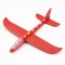 Avion planor cu lumini led, 48 cm, poliester, rosu &acirc; jucarie zburatoare copii 3+