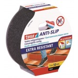 Banda adeziva antialunecare, negru, 5m x 50mm - Tesa 55588