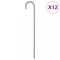 Gossi tarusi de cort, 12 buc., 37 cm, &Oslash;10 mm, otel galvanizat