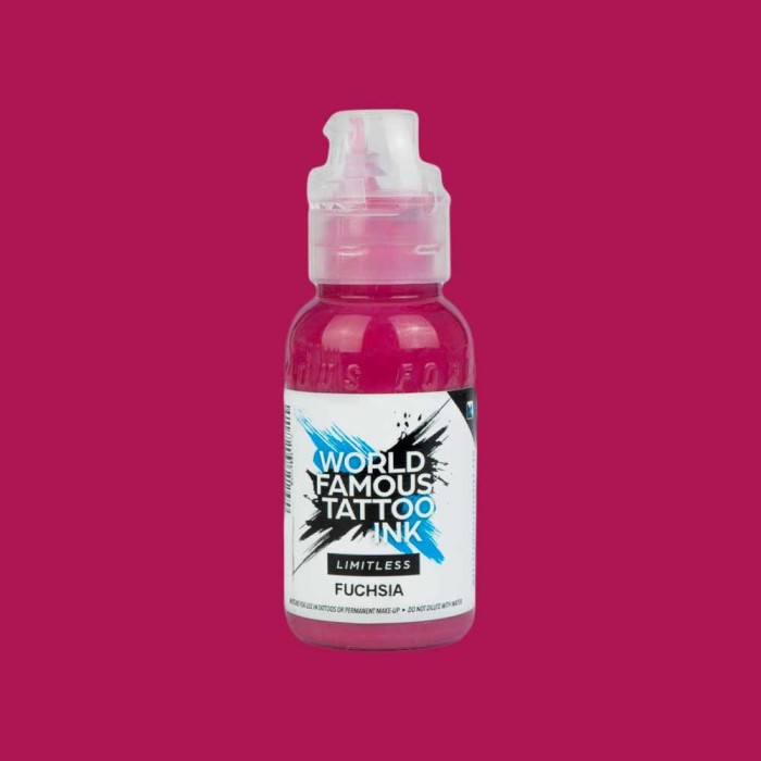 Tusuri Tatuaje - Culori WORLD FAMOUS 30 ml - Fuchsia