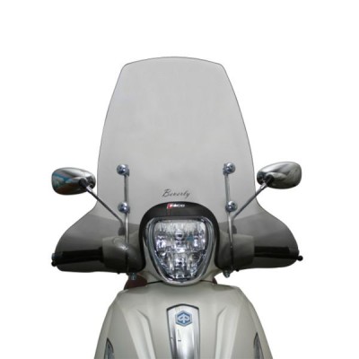 Parbriz mare transparent Piaggio Beverly RST ie (10-15) 4T LC 125cc - Beverly ie ABS - RST - Sport Touring (10-19) 4T LC 300cc foto