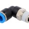 Conector push-in 90&deg; pentru aer comprimat
