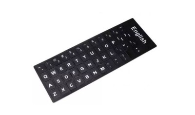 Sticker autocolant tastatura US foto