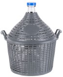 Damigeana Strend Pro Cada Inco, 15 L, sticla, pentru vin si tuica, cu cos plastic si dop