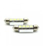 Set 2 becuri LED 12V 3W 72lm SOFIT 39mm CANBUS plafoniera CARGUARD