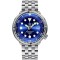 Ceas barbatesc STEELDIVE SD1975 cadran albastru Automatic NH35, safir, diver 300M