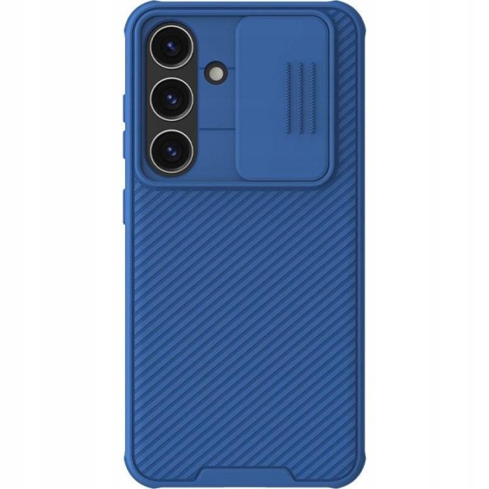 Husa telefon Nillkin, Compatibil cu Samsung Galaxy S24, Plastic, Albastru