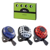 Sonerie BTA clasica, din aluminiu, diametru 45mm, multicolor, grafica cu stele Cod:588062210RM