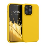 Husa Kwmobile pentru Apple iPhone 13 Pro, Galben, Silicon, KWM000013OX048C