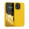 Husa Kwmobile pentru Apple iPhone 13 Pro, Galben, Silicon, KWM000013OX048C