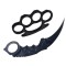Set Box autoaparare si Cutit Karambit Night, 19 cm DEPOX&reg; , negru