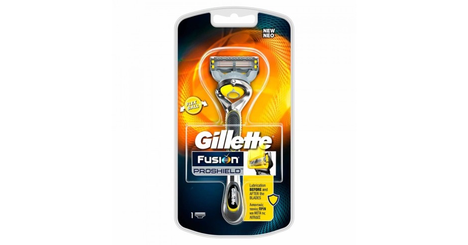 Aparat de ras Gillette Fusion Proshield, 4 lame, benzi lubrifiante ...