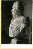 FOTO, BUST GENERAL MIHAIL KUTUZOV, SCULPTOR M. ONOFREI, HERASTRAU, 1947