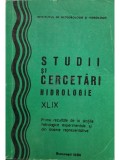 Leonard Mustata (ed.) - Studii si cercetari, vol. XLIX - Hidrologie (Editia: 1980)