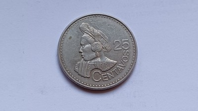 Guatemala-25 Centavos 2011 foto