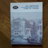Jan Martenson - Crima la Venetia (Minerva, Biblioteca pentru toti, BPT 1431, 1994) roman politist detectiv aventura crima misterul destinul oamenilor
