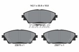 TEXTAR 2587501 set placute frana,frana disc