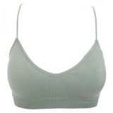 Bustiera Fitness Verde Menta cu Spate Rotunjit - One Size, CMCLASS