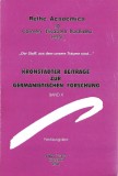 Kronst&auml;dter Beitr&auml;ge zur Germanistischen Forschung Band X