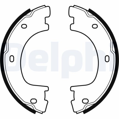 DELPHI LS2054 Set saboti frana foto