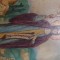 Sfanta Nina pictura vintage pe lemn 1807