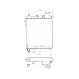 NRF Radiator, racire motor